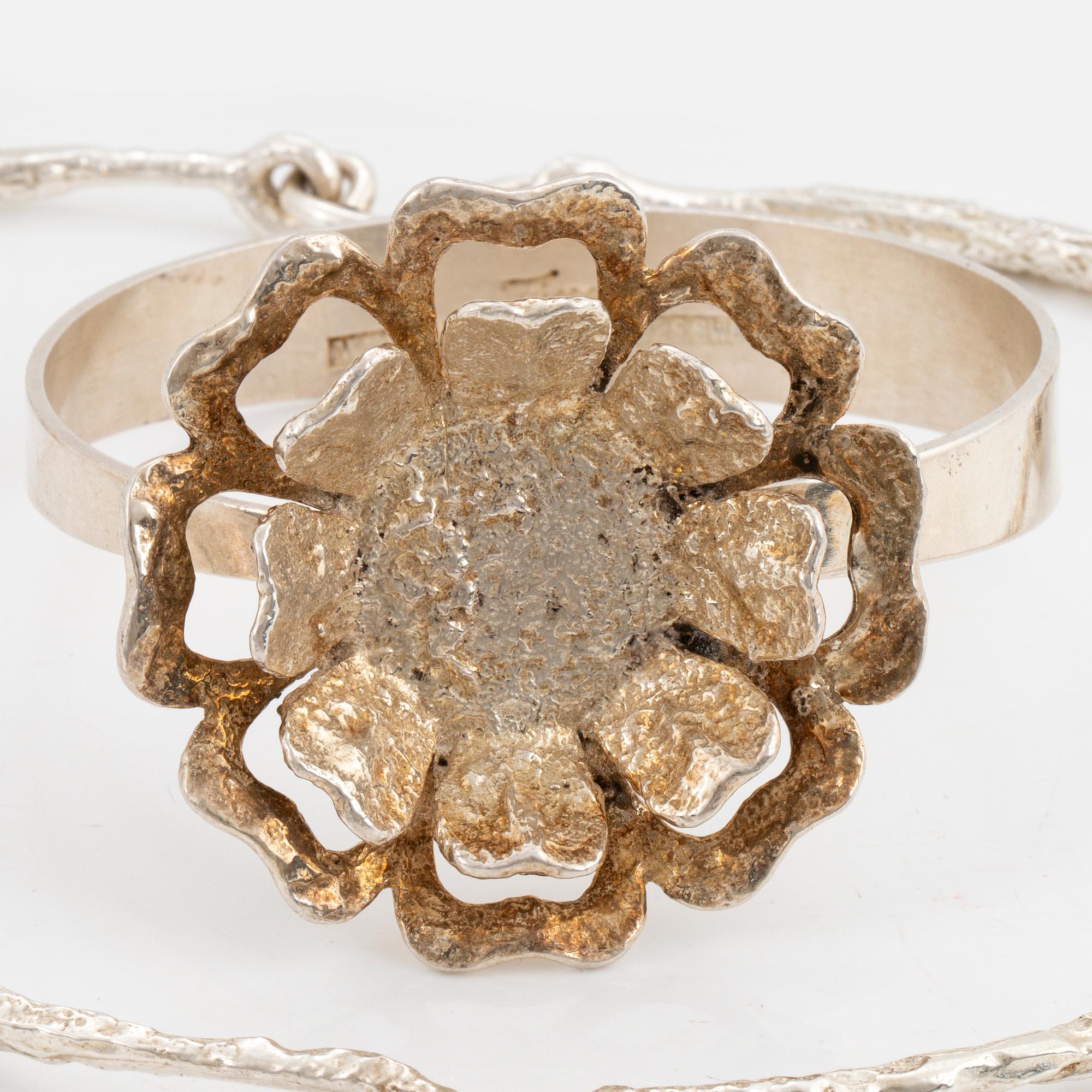 THERESIA HVORSLEV, necklace, bangle, earrings.