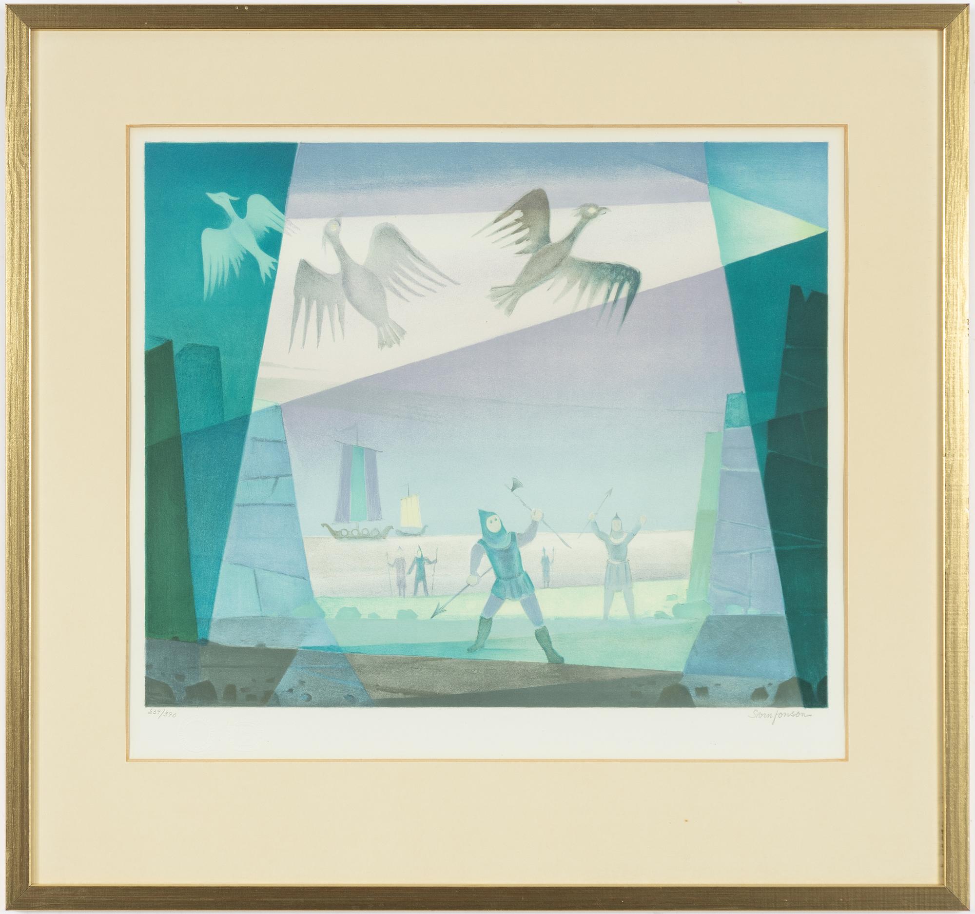 Sven Jonson, "Eagles over the city".