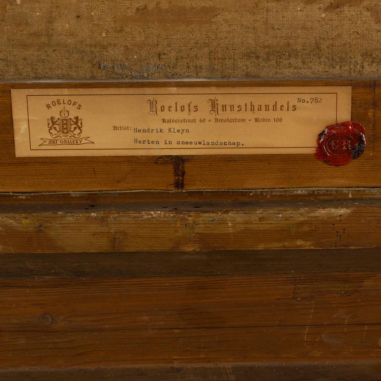 HENDRIK ALBERTUS KLEIJN, Olja på duk, signerad och daterad -86.