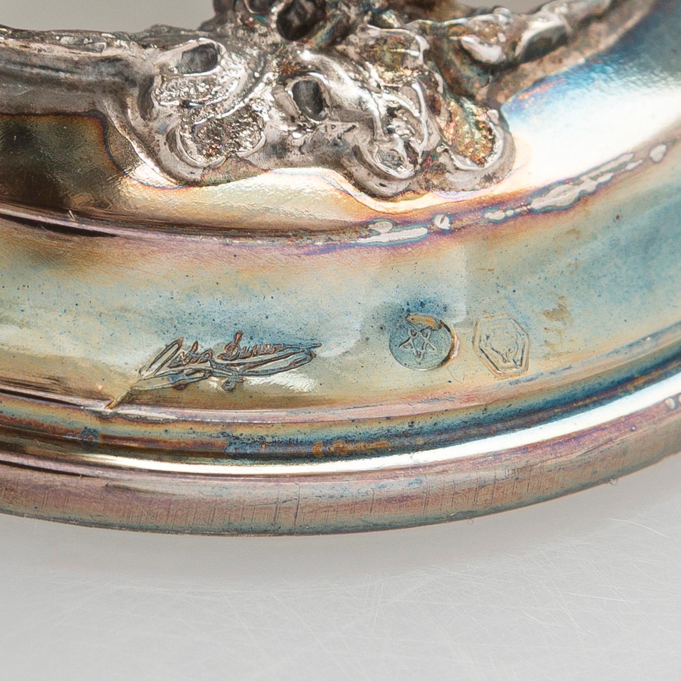 Dessertskålar, 10 st, sterling silver, Spanien, 1900-talets mitt.