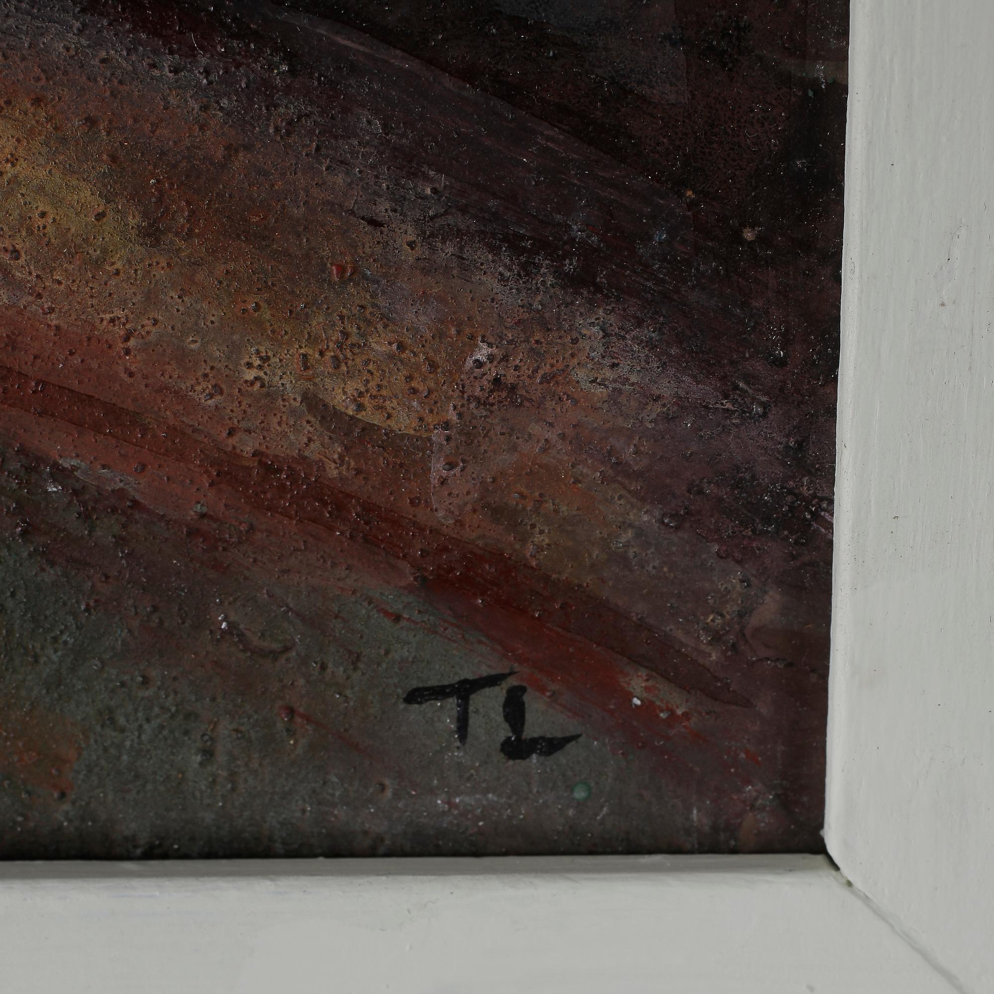 TOMAS LIDÉN, blandteknik på pannå, monogramsignerad. Signerad och daterad 2001 á tergo.