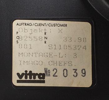 A WRITING DESK CHAIR  "Imago", Mario Bellini, Vitra, 1980's.