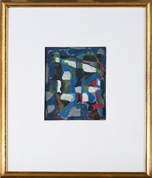 Lennart Rodhe · LENNART RODHE, gouache, monogramsignerad.