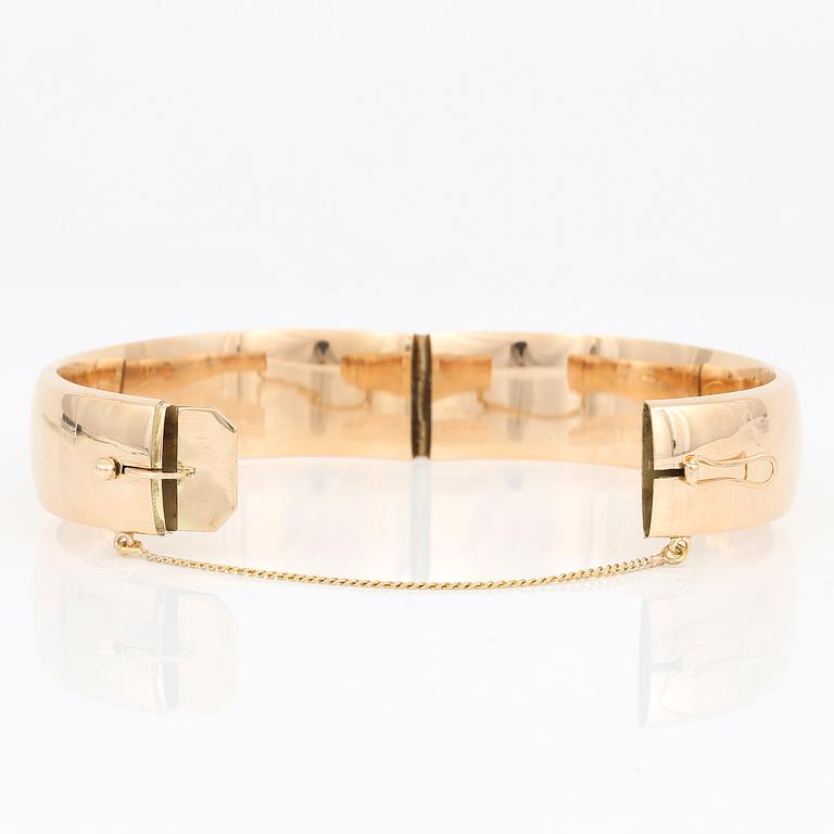 ARMBAND, 14K guld. Helsingfors, Finland 1962. Vikt 28,83 gram.