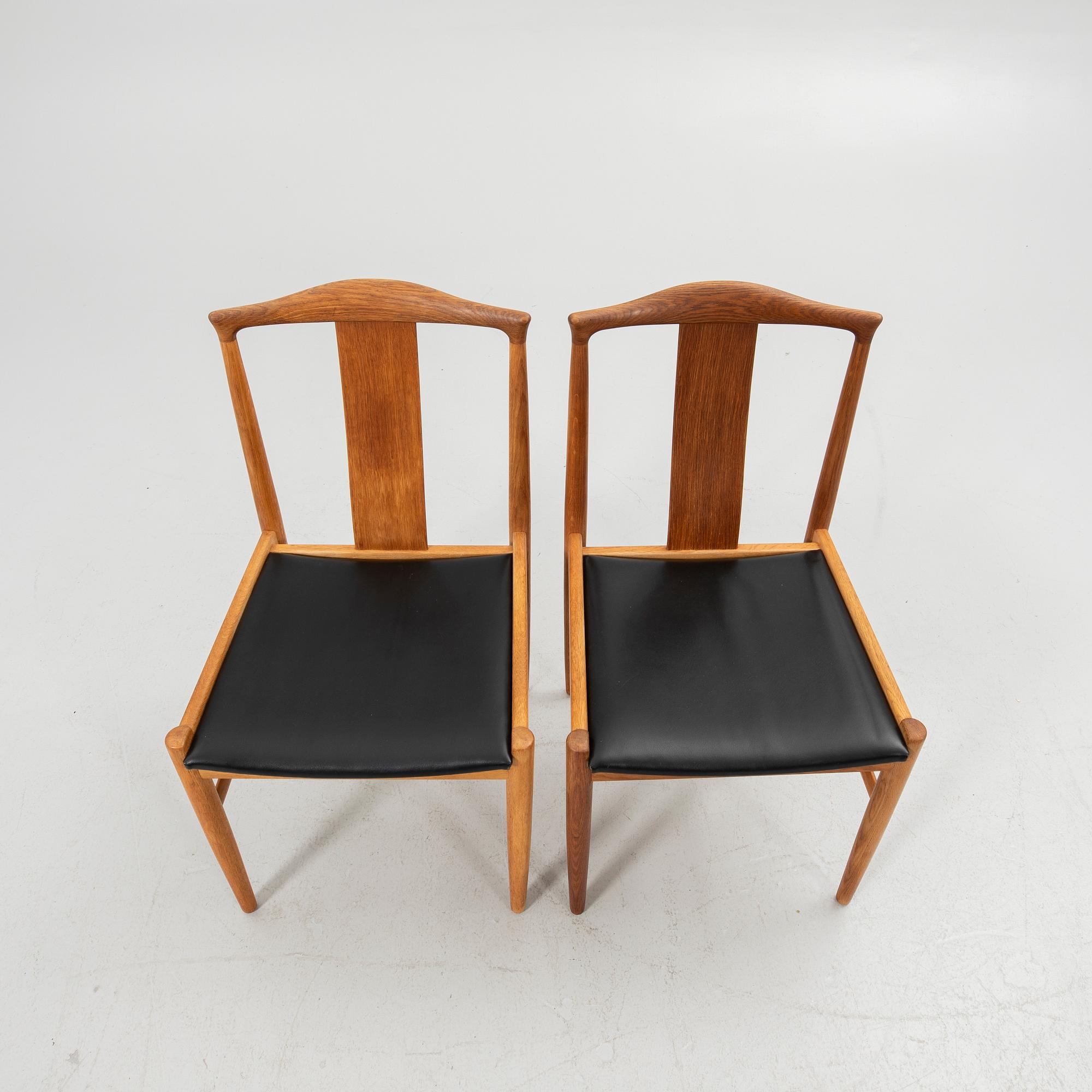 Jan Ekselius, chairs, 8 pcs, JOC Möbler, Vetlanda, second half of the 20th century.
