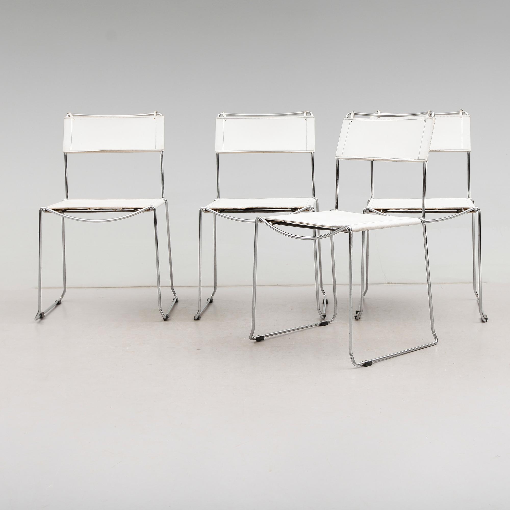 STOLAR, 4 st, Natuzzi, Italien, 1900-talets andra hälft.
