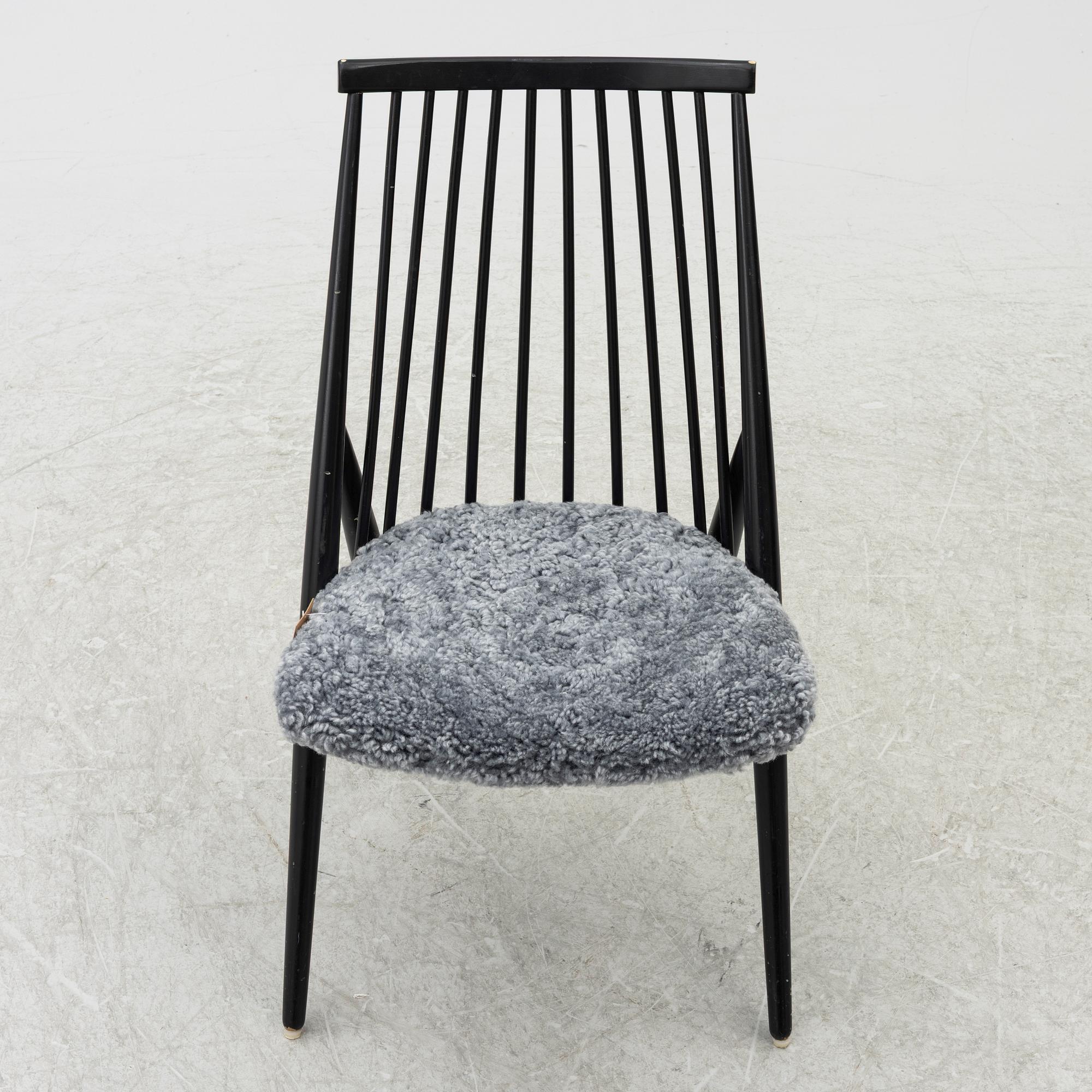 Thea Leonard, chairs 4 pcs, "Flamingo", Nässjö, mid-20th century.