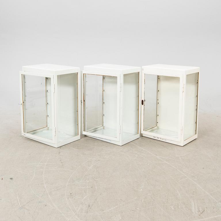Medical cabinet 3 pcs Central Europe mid-20th century.
