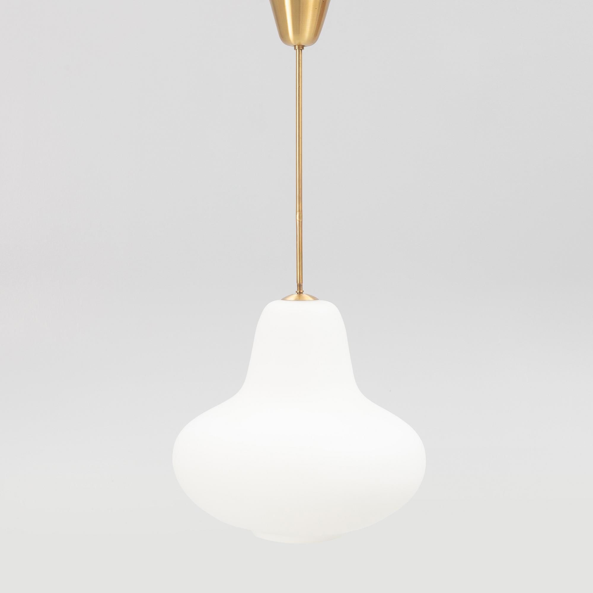 Carl-Axel Acking, a 1940's/50's ceiling lamp, ASEA, Sweden.