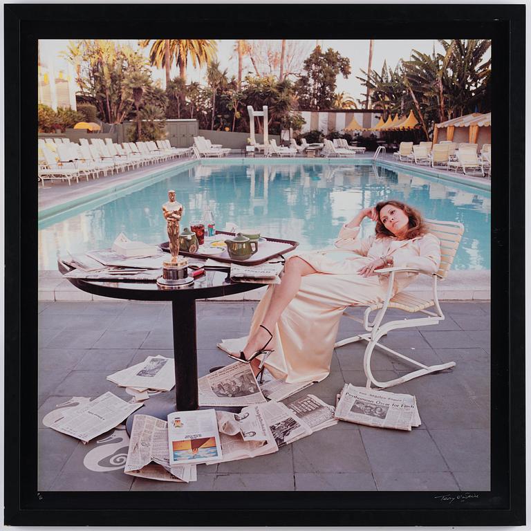 Terry O'Neill, "Faye Dunaway, Hollywood, 1977".