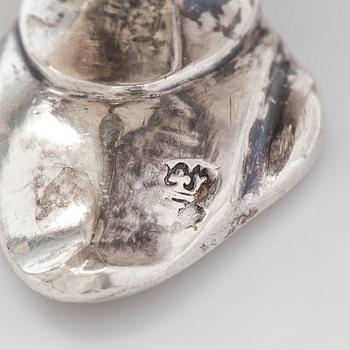 Kaffe- och teservis, 4 delar, silver, rokoko, Portugal, 1780-tal, olika silversmeder.