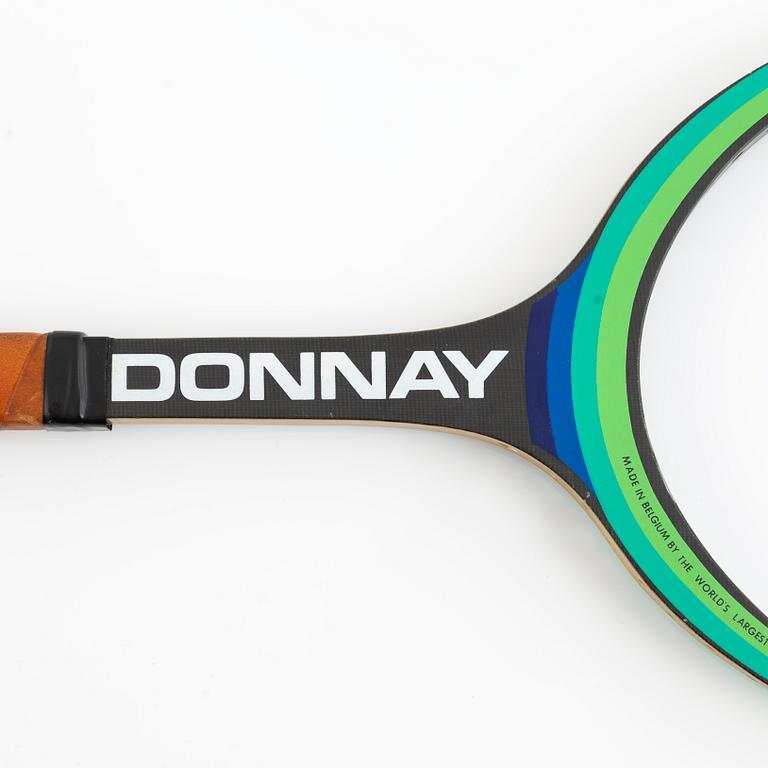 Tennis racket, Signed by Björn Borg. Donnay. Customized Carbonwood, 1982/1983.