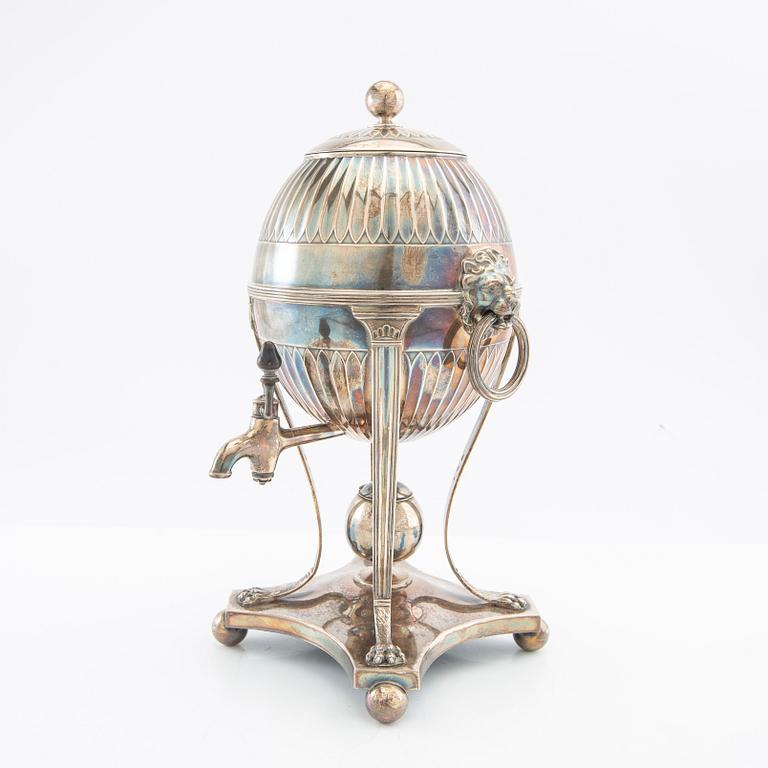 Anton Michelsen, warm beverage dispenser, silver Denmark 1904.