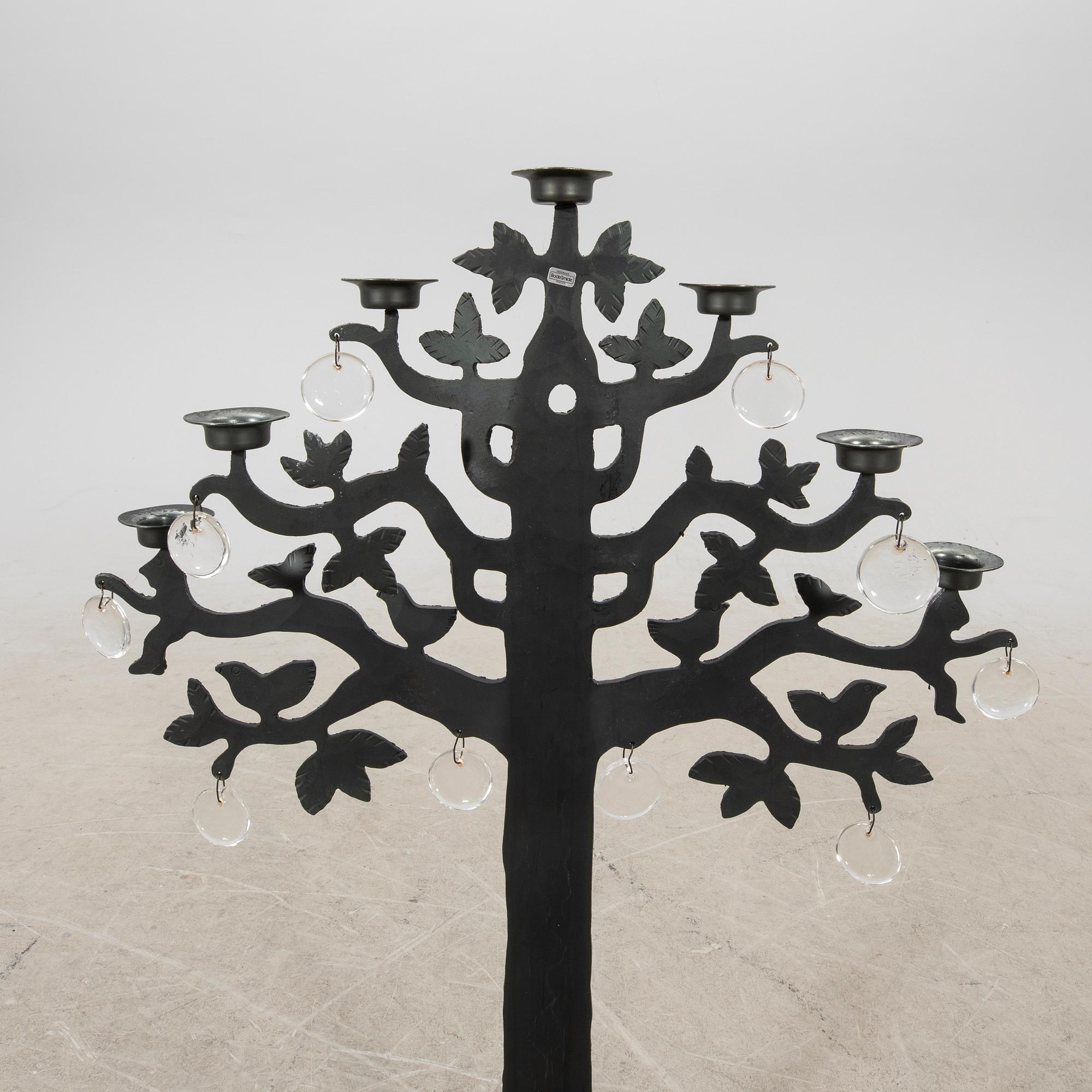 Bertil Vallien, floor candelabra Boda Smide late 20th century.