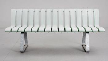 SOFFA/BÄNK, "Sussex Bench", Robin Day för Magis, 1900/2000-tal.