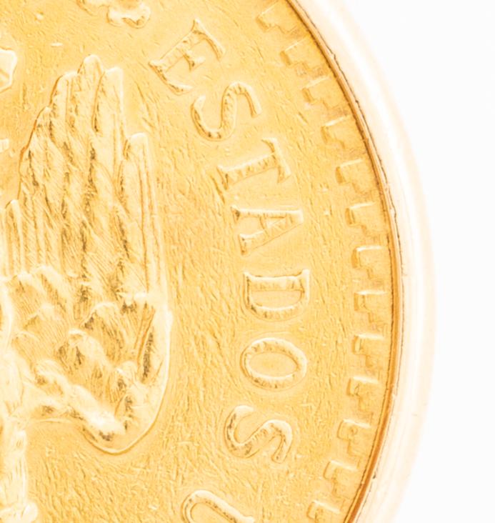 MYNT, guld 21,6 K, 50 Pesos, Mexico 1947. Tot 45 gram.