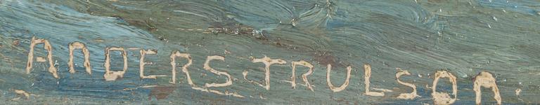 Anders Trulson, olja på duk, signerad.