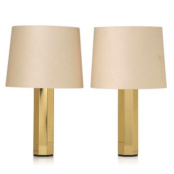 167. Hans-Agne Jakobsson, a pair of table lamps model B 203/36, Hans-Agne Jakobsson AB, Markaryd, 1960s-70s.