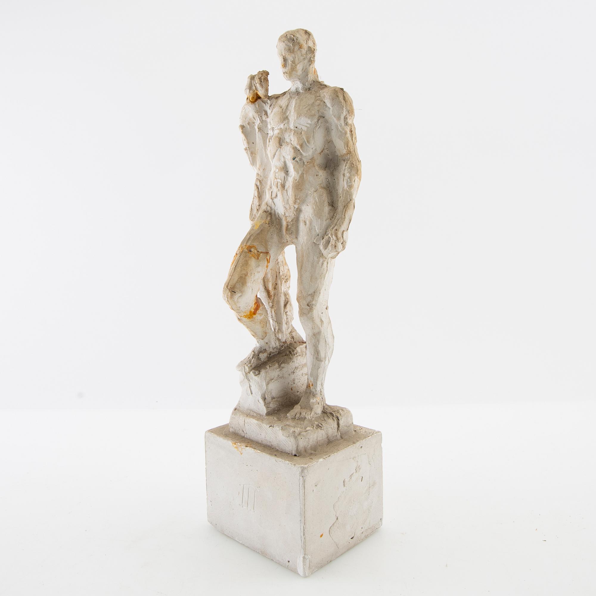 Nils Möllerberg, skulptur förlaga Stående modell.