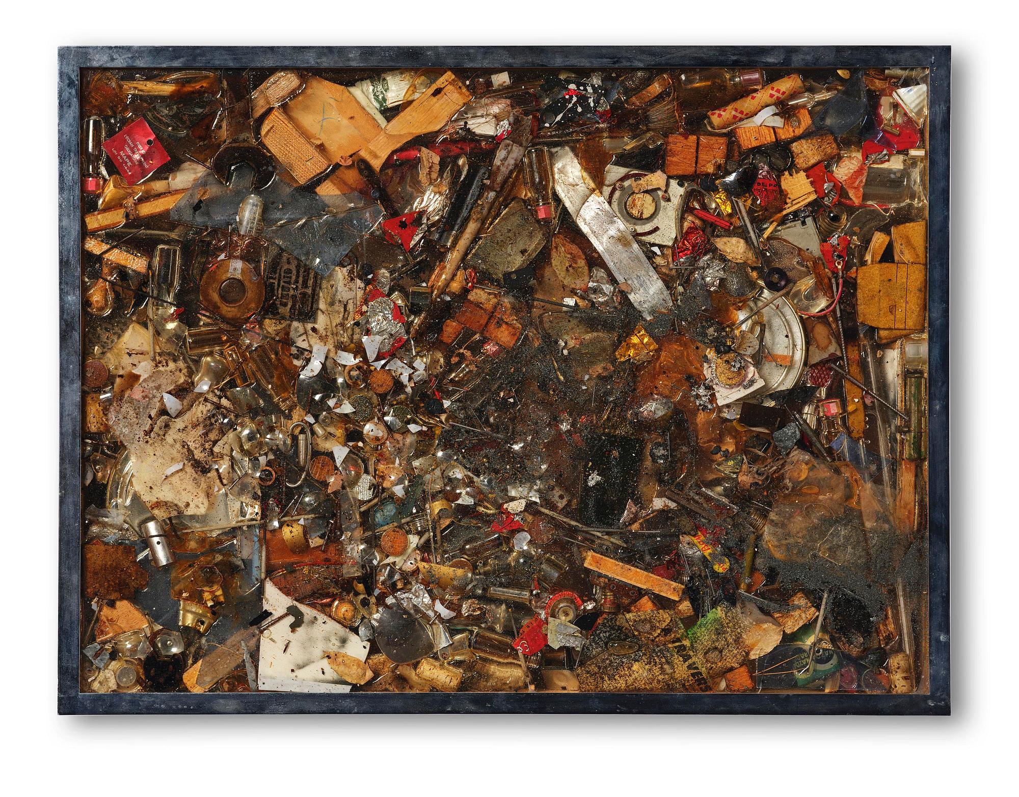 Arman (Armand Pierre Fernandez), "Poubelle d'Atelier".