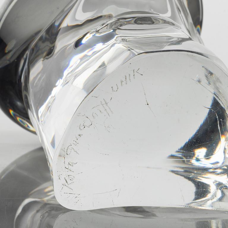 Göran Wärff, skulptur, unik, Kosta.