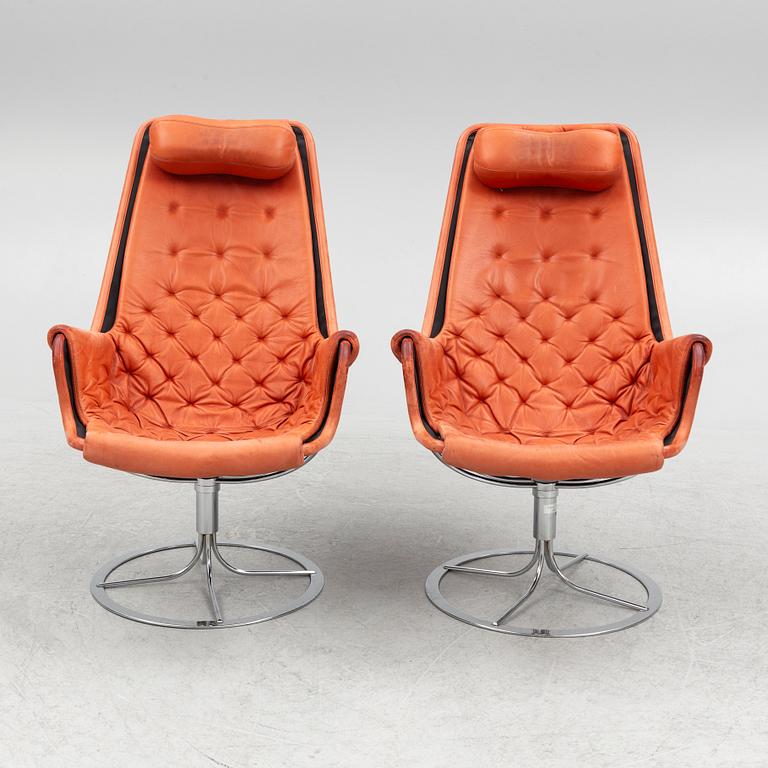 Bruno Mathsson, armchairs, a pair, "Jetson", Dux, late 20th century.