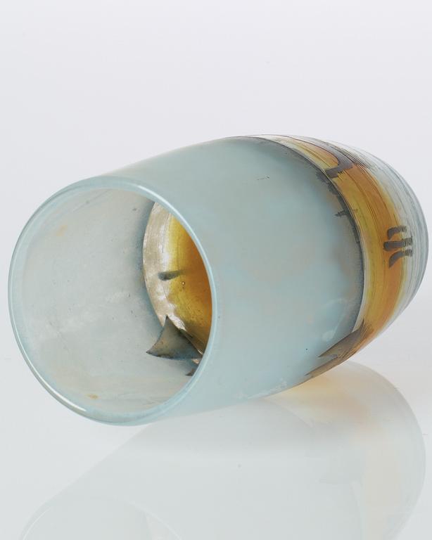 A Daum Art Nouveau cameo glass vase, Nancy, France.