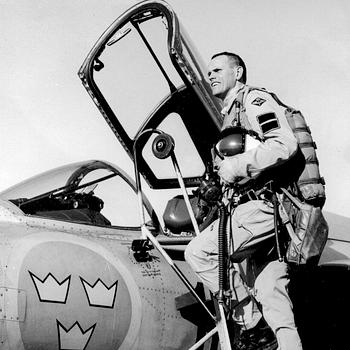 Omega, Speedmaster, Moonwatch, Professional, "Fighter Pilot Olle Attehall", "CB case", chronograph, ca 1967.