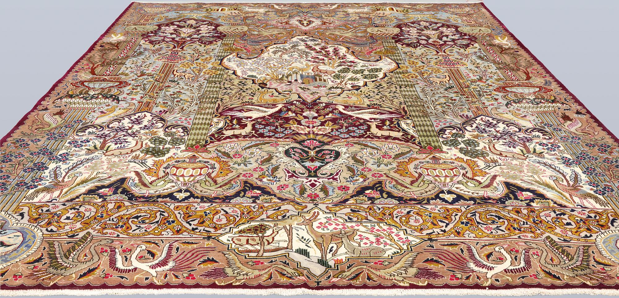 A carpet, Kashmar, approx. 387 x 300 cm.
