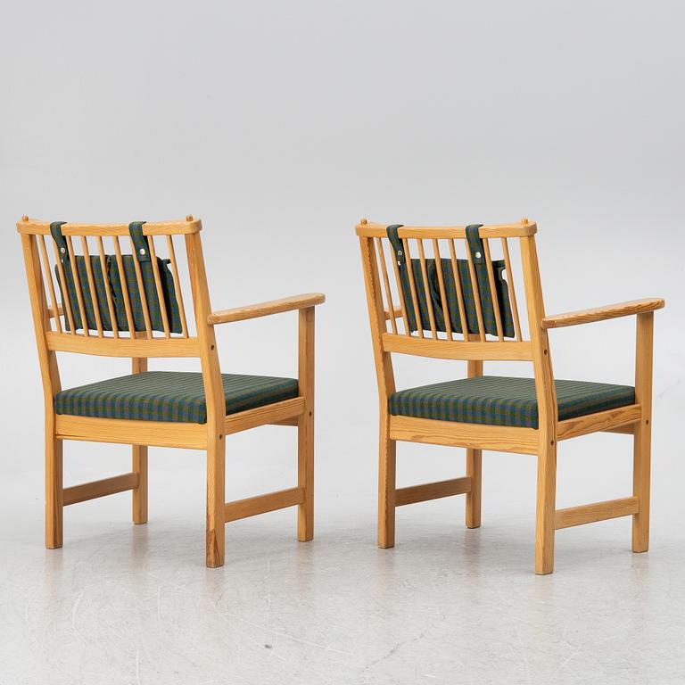 Yngve Ekström, fåtöljer, ett par, "Furubo", Swedese.