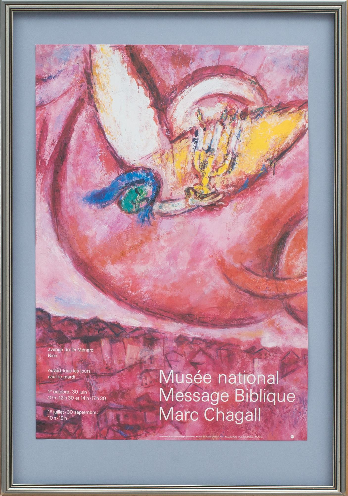 MARC CHAGALL, efter, affisch.