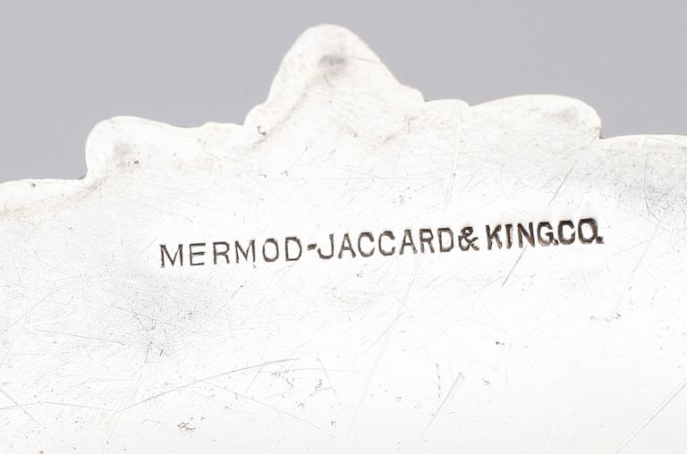 LJUSSTAKAR, 1 par, sterlingsilver, Mermod Jaccard & King Co, USA, 1900-talets första hälft. Total vikt ca 2274 gr.