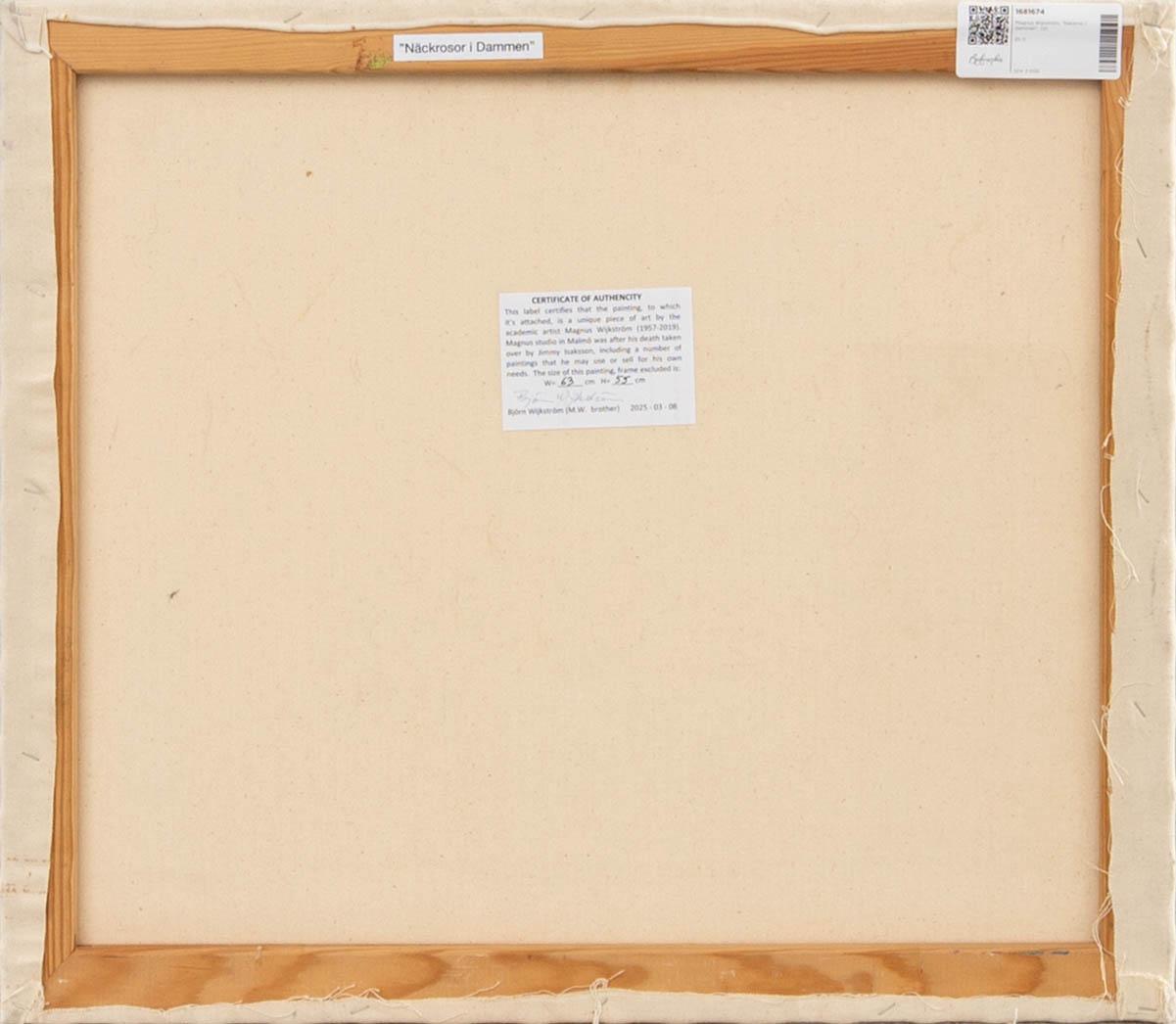 Magnus Wijkström, "Water Lily in the Pond".