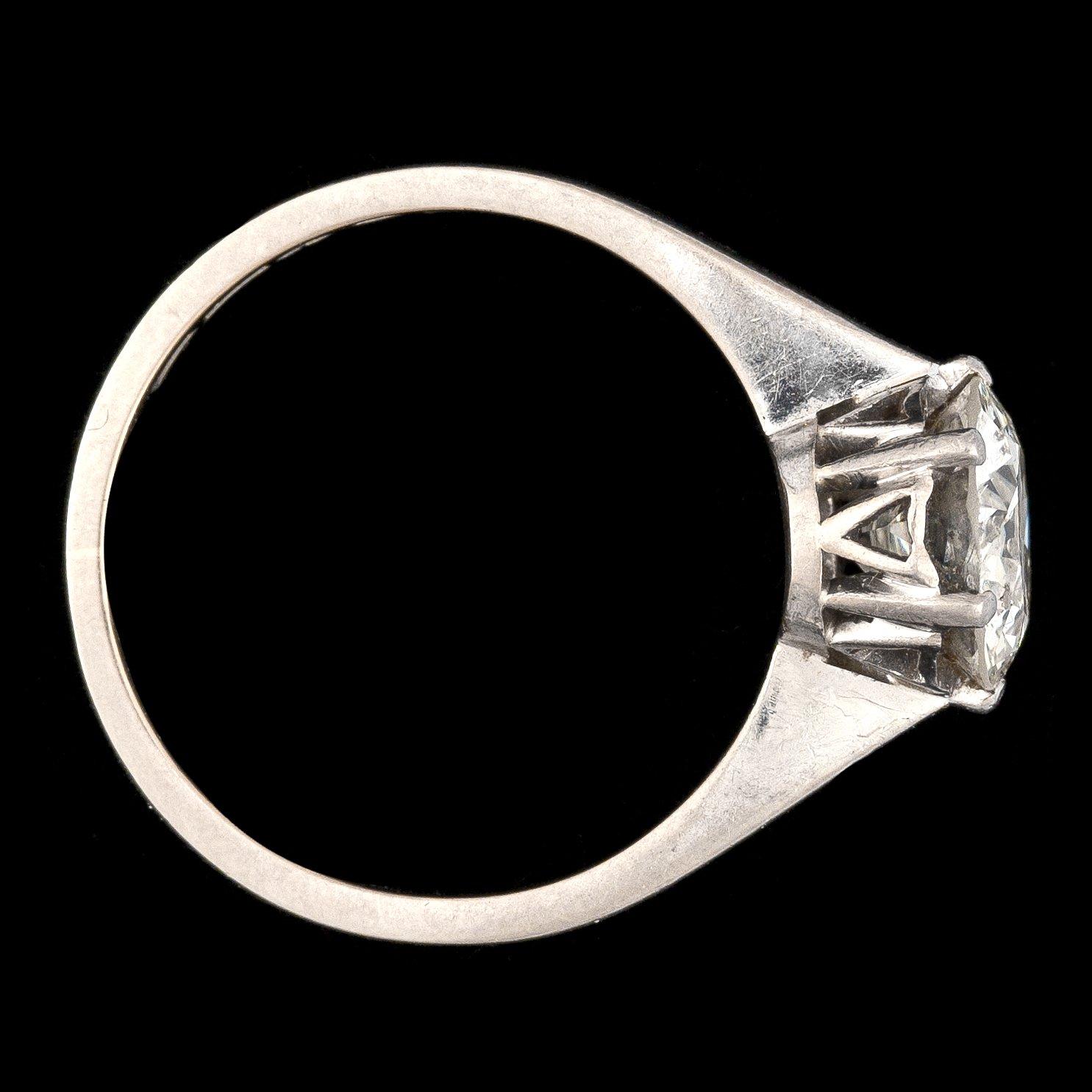 RING, gammalslipad diamant, 1.98 ct.