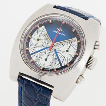 MONDIA, wristwatch, chronograph, 38 x 44 mm.
