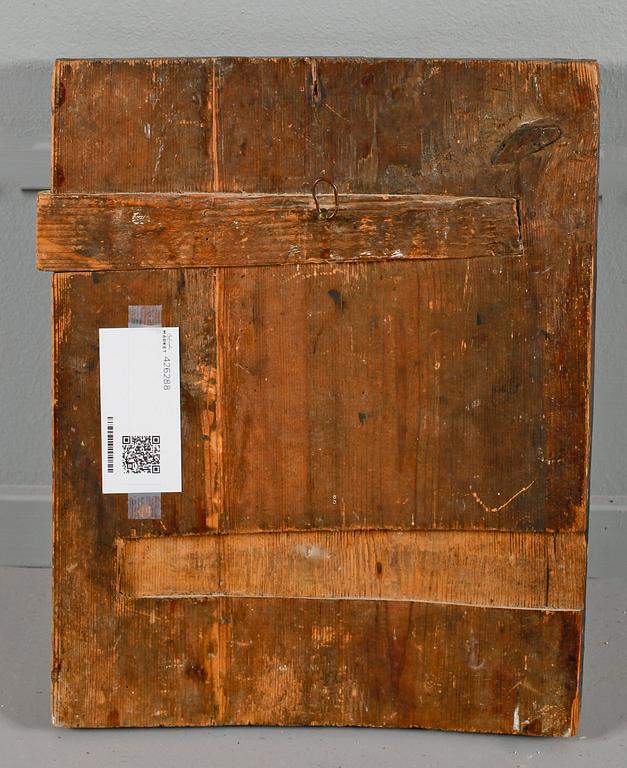 IKON, olja på pannå, 1800-tal.