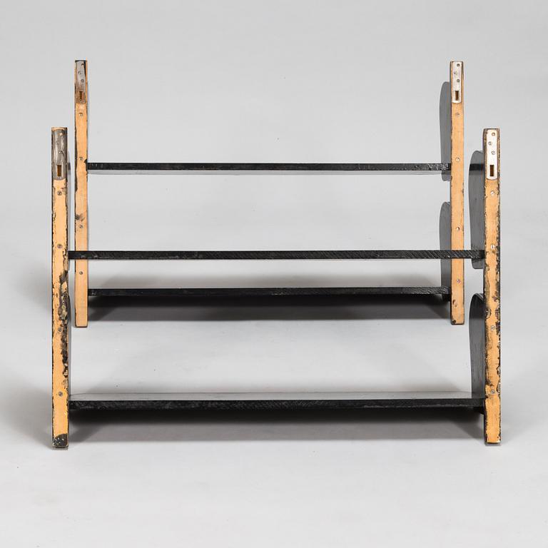 Two mid 20th century wall shelves.