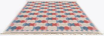 Anna-Greta Sjöqvist, a carpet, tapestry weave, c. 401 x 245 cm, signed AGS.