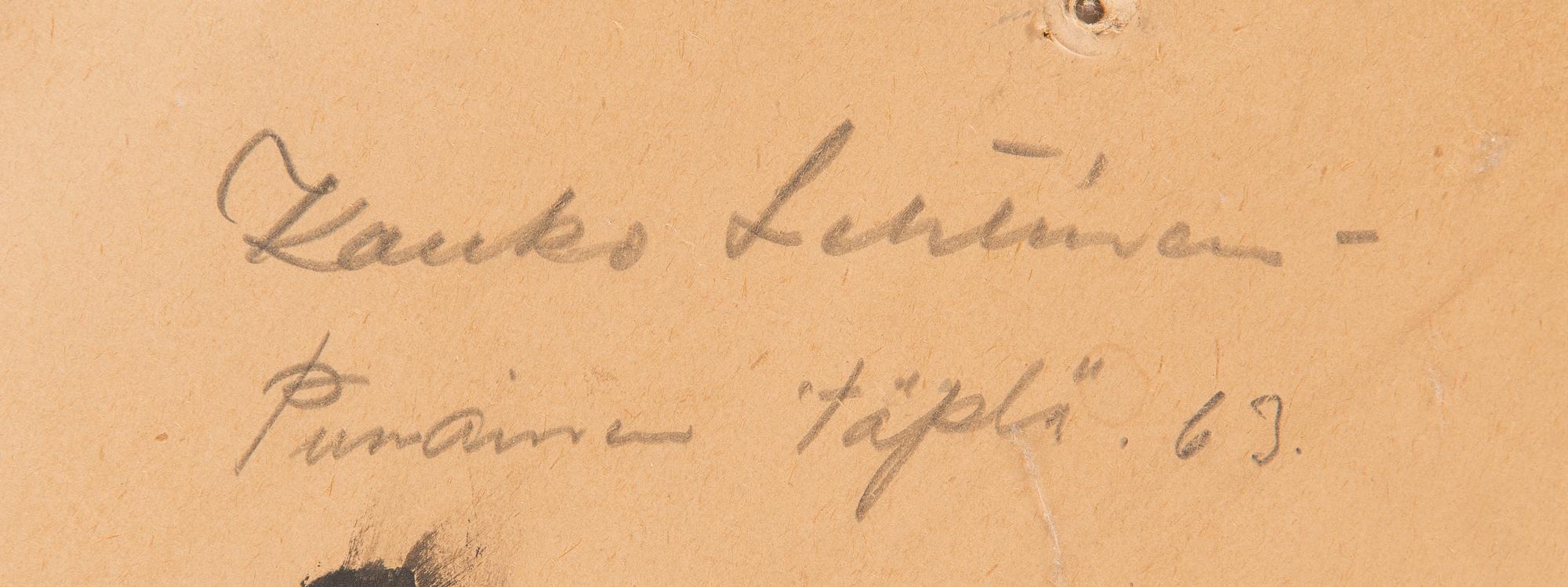 Kauko Lehtinen, "Punainen täplä (Red Spot).