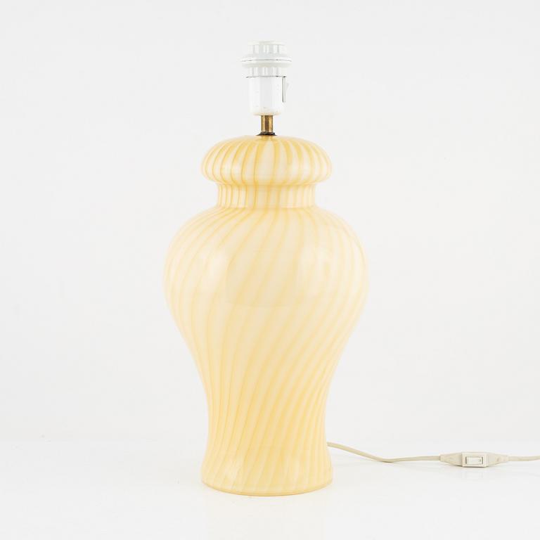 Bordslampa, 1900-talets senare del.