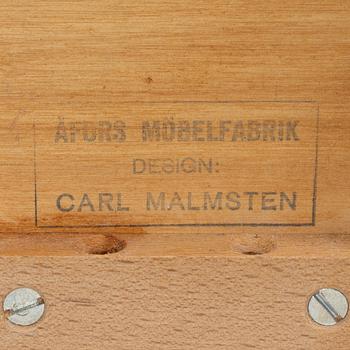 An 'Ulrika' birch headboard and foot end, by Carl Malmsten for Åfors, second half of the 20th Century.