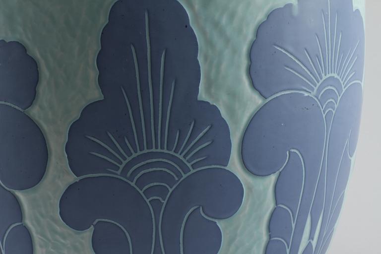 YTTERFODER, "Sgrafitto", Josef Ekberg Gustavsberg 1923.