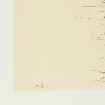 Arnulf Rainer, etching. Signed and numbered 15/35.