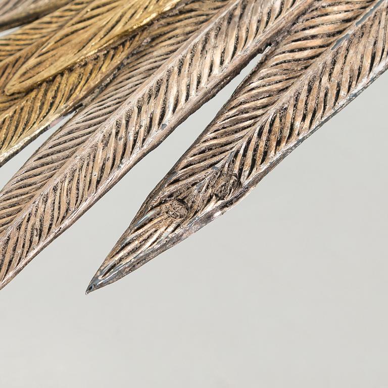 Bordsdekorationer, ett par, silver, Spanien kring 1900-talets mitt.