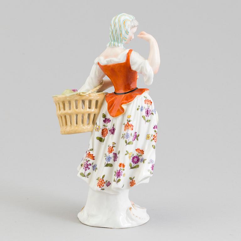 A Nyon porcelain figure, Schweitz, early 19th Century.