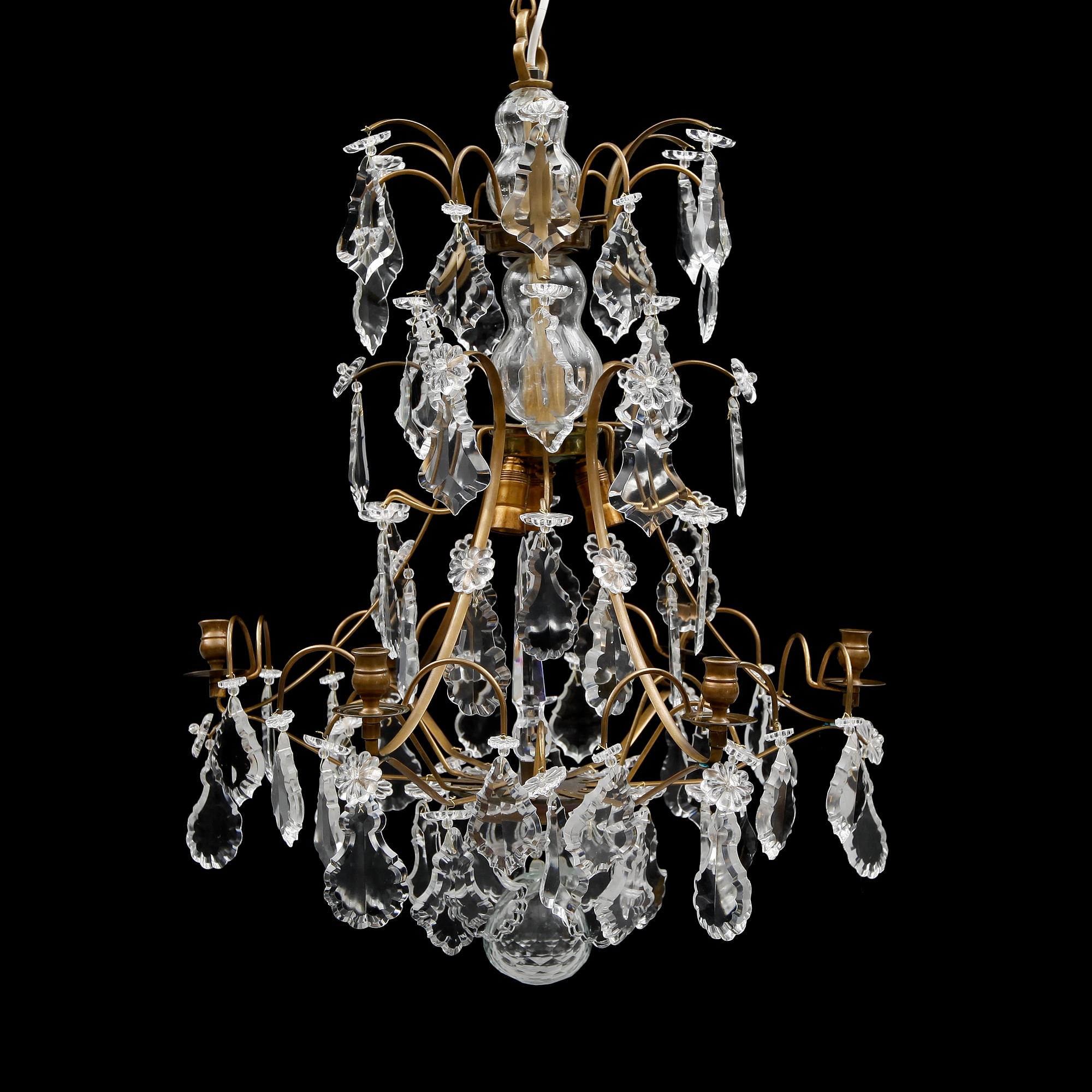 LJUSKRONA, barockstil, 1900-talets andra hälft.