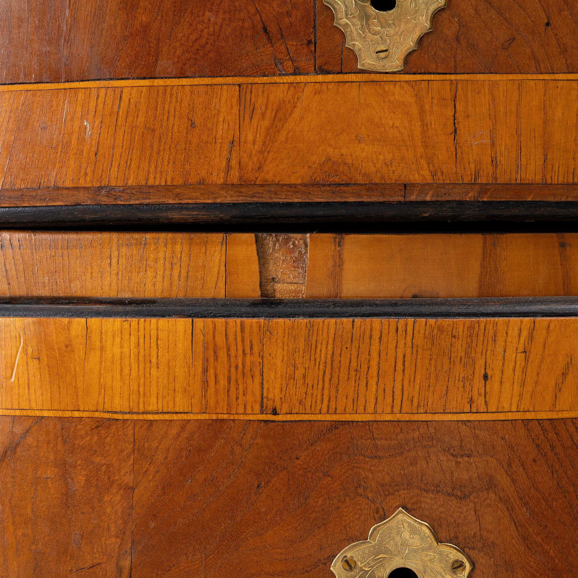 Byrå, senbarock, 1700-tal.