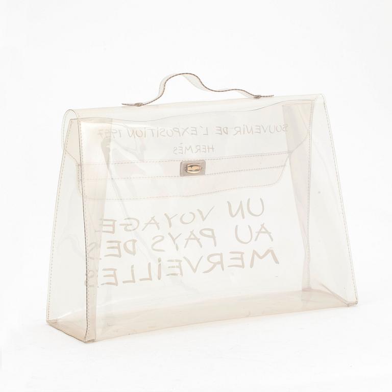 HERMÈS, a plastic handbag, "Plastic Kelly", from "Hermés exhibition in the wonderland" 1997.