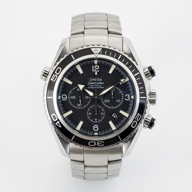 Omega, Seamaster, Planet Ocean, Chronometer, chronograph, wristwatch, 45,5 mm.