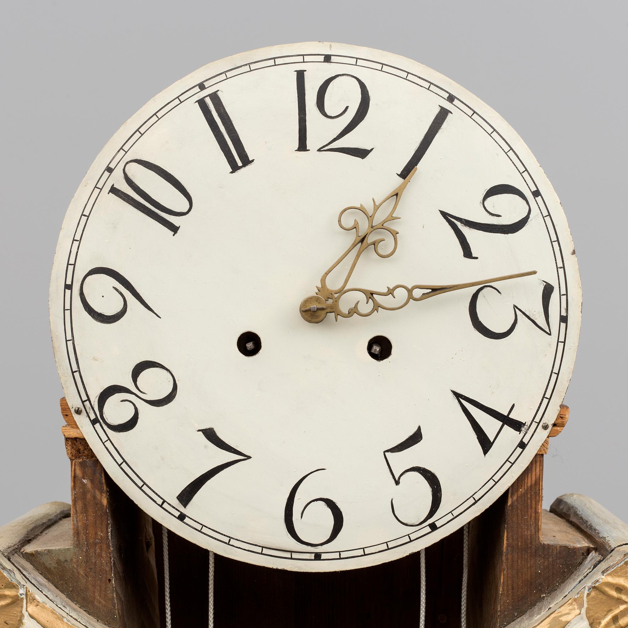 A first half of the 19th century grandfather clock.